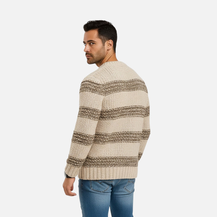 Valmonti | Męski Zimowy Sweter Pullover