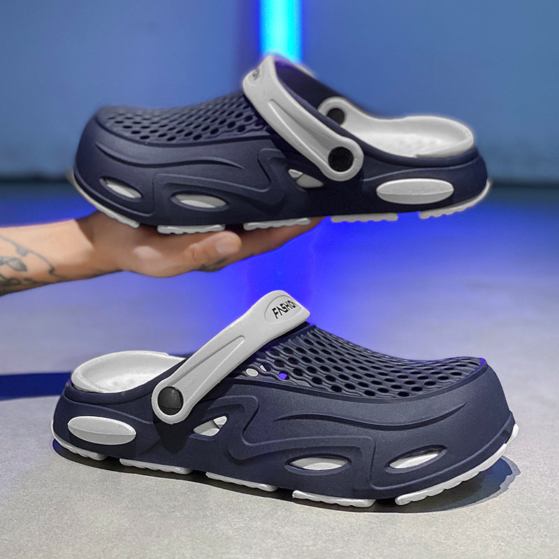 Męskie Oddychające Ergonomiczne Klapki – Lekkie Buty Wsuwane na Podróże do Ogrodu i Codziennego Użytku