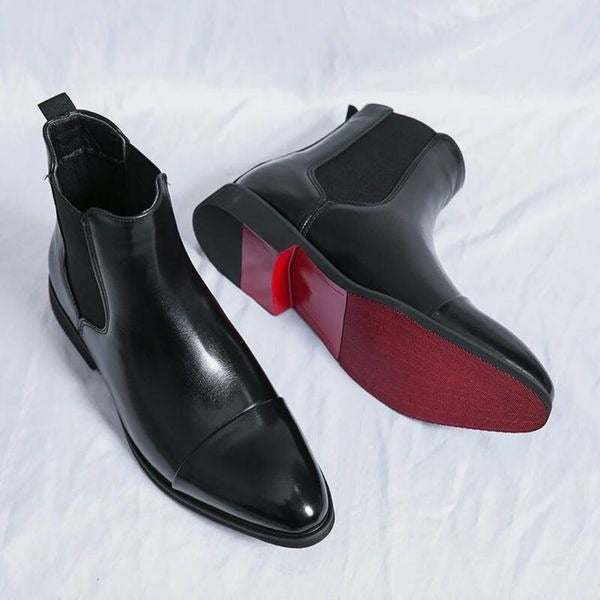 Męskie skórzane buty – Stylowe, trwałe, wygodne, codzienne obuwie