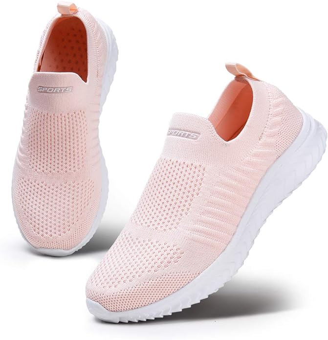 Damskie lekkie buty sportowe wsuwane z amortyzacją i komfortem podczas chodzenia