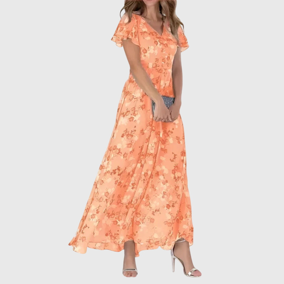 Kwiatowa Sukienka Maxi dla Kobiet – Elegancja na Co Dzień