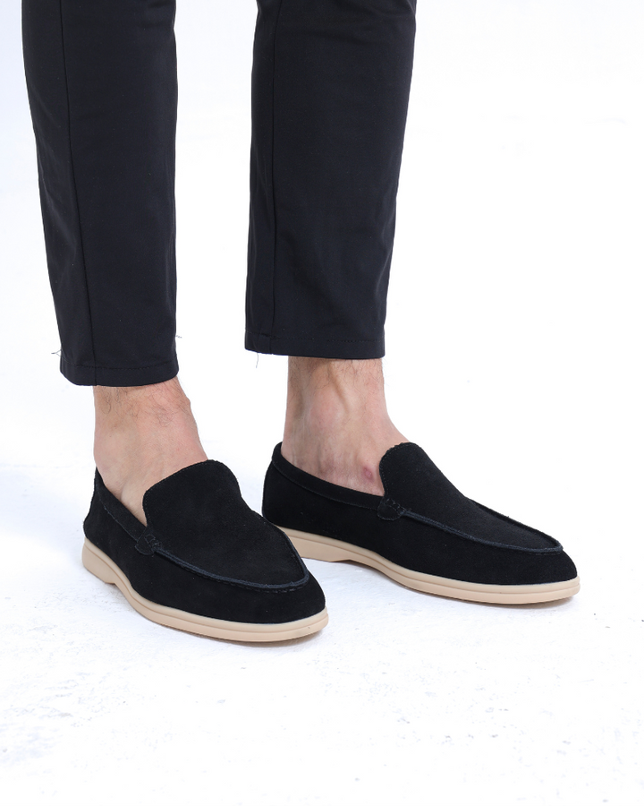 Męskie Premium Zamszowe Mokasyny Slip-On Smart Casual