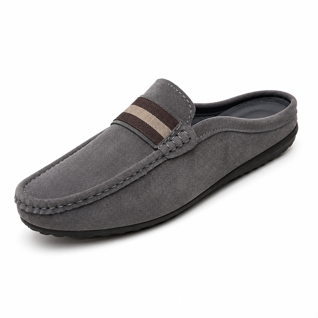 Męskie Mokasyny z Otwarty piętą, Wygodne, Codzienne Buty