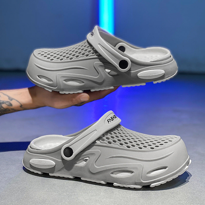 Męskie Oddychające Ergonomiczne Klapki – Lekkie Buty Wsuwane na Podróże do Ogrodu i Codziennego Użytku
