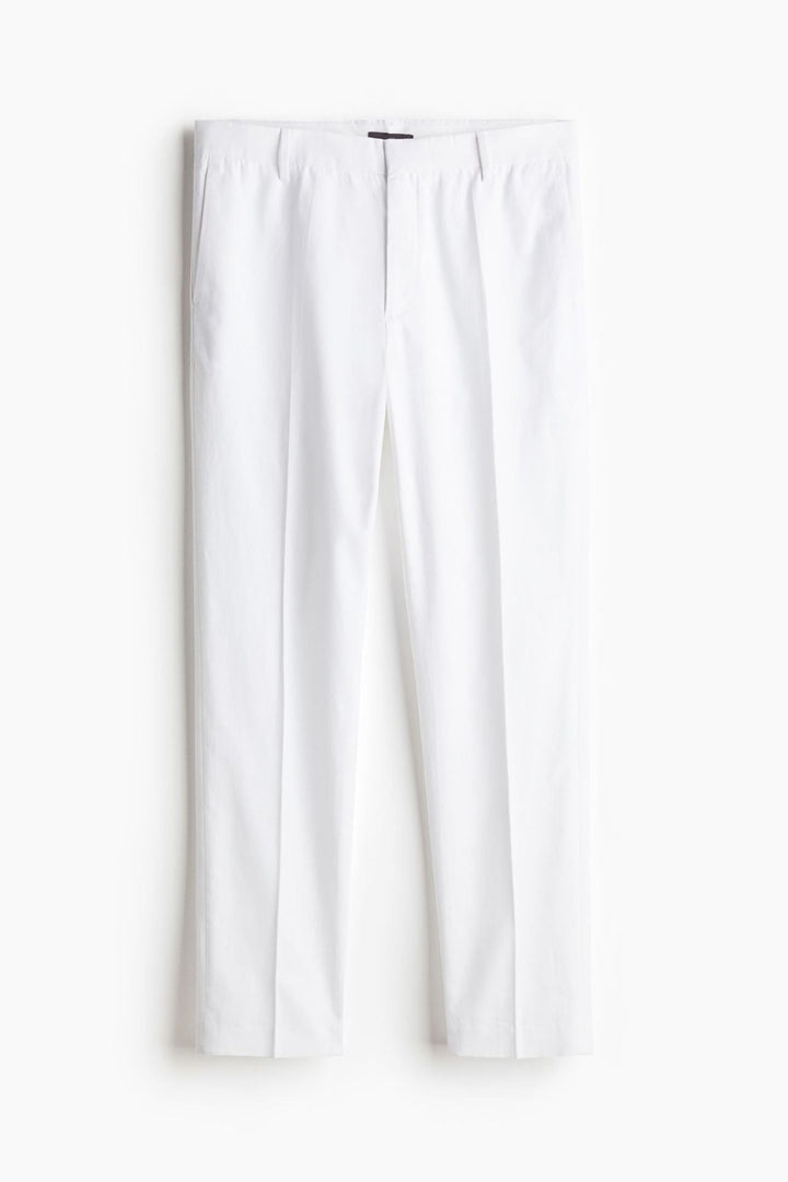 Męskie Spodnie w Paski Eleganckie Smart Casual