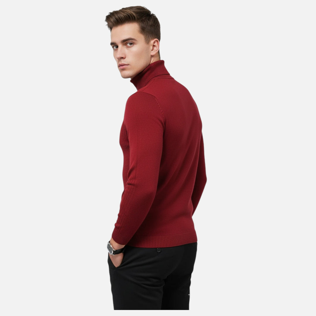 Valmonti | Męski sweter z wełny w stylu casual