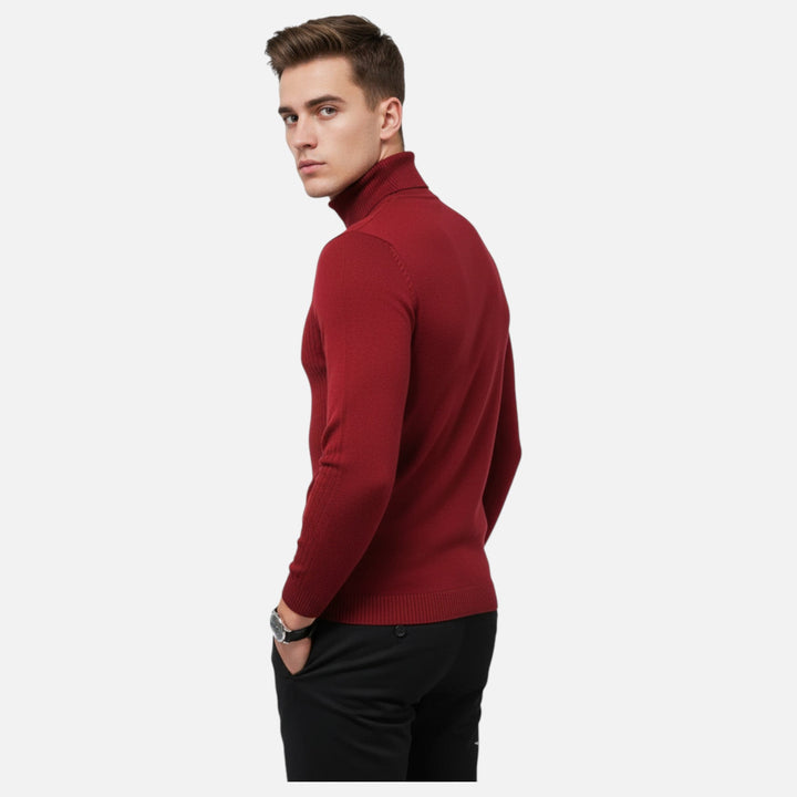 Valmonti | Męski sweter z wełny w stylu casual