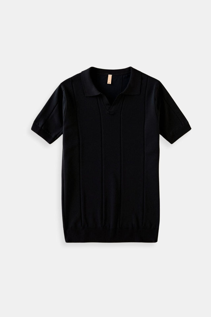 Męska Koszulka Polo z Drobnego Dzianiny w Stylu Smart Casual na Lato