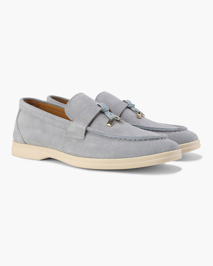 Damskie Zamszowe Mokasyny z Frędzlami Eleganckie Slip-On