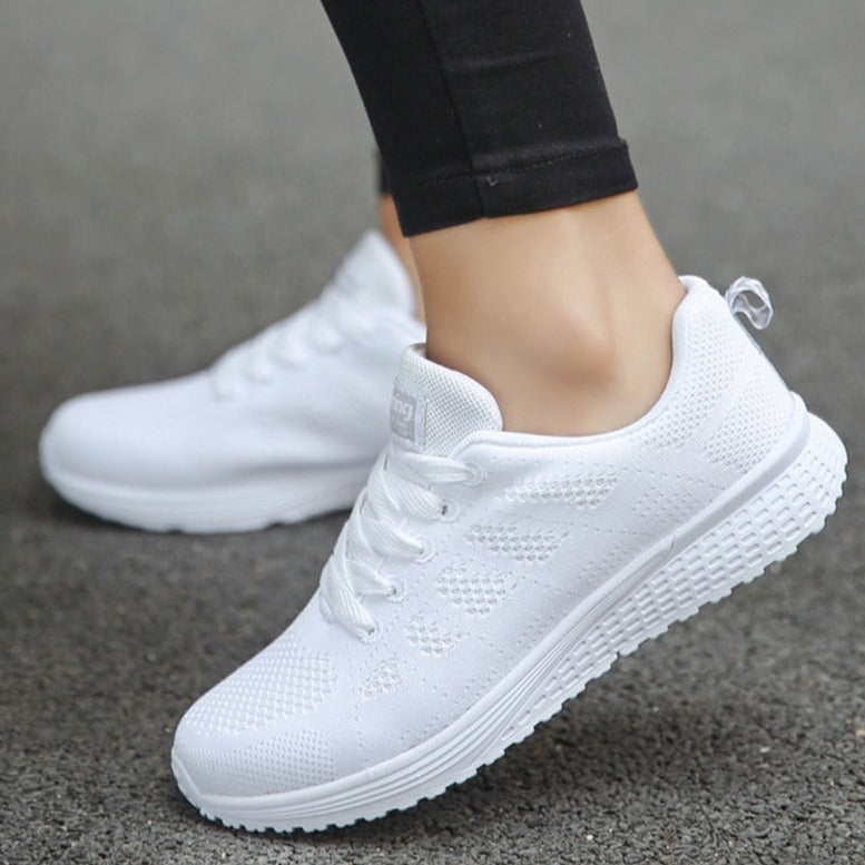 Damskie lekkie buty do chodzenia – oddychające sznurowane buty na co dzień i w podróży
