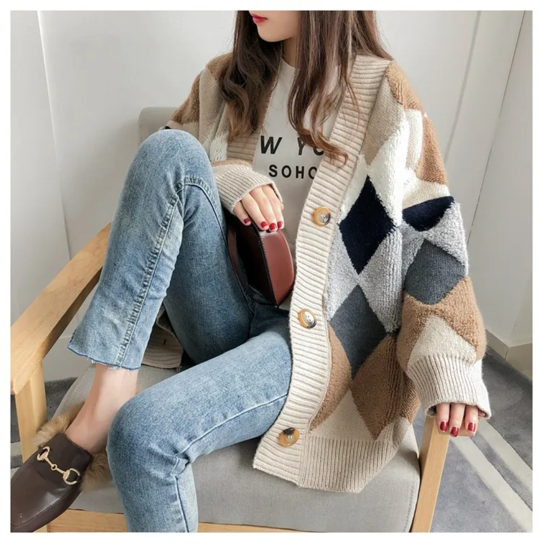 Damski nadrukowany oversize&
