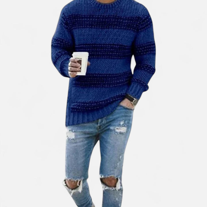 Valmonti | Męski Zimowy Sweter Pullover