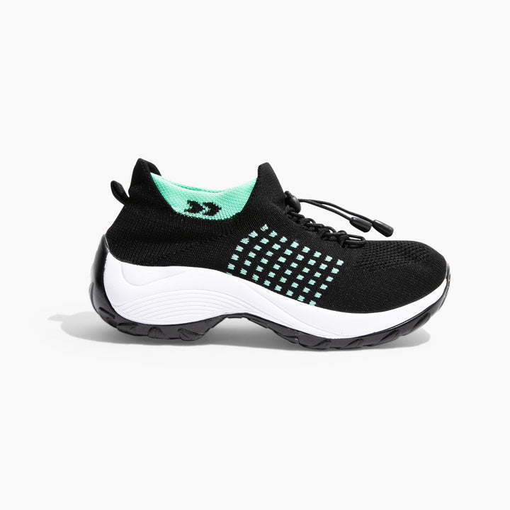 Damskie Buty Sportowe z Dzianiny z Wyściółką w Podeszwie