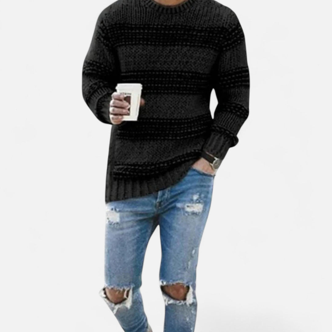 Valmonti | Męski Zimowy Sweter Pullover