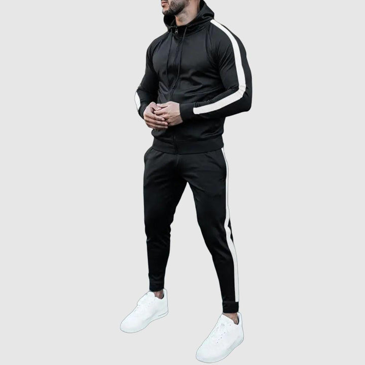 Męski Zestaw Dresowy Ponadczasowy Styl Wygodny Miękki Materiał Casual Sportowa Odzież Kompletny Strój