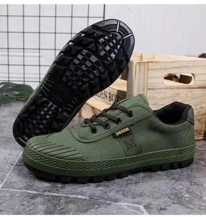 Męskie Sneakersy Niskie z Wydrukiem i Sznurowaniem