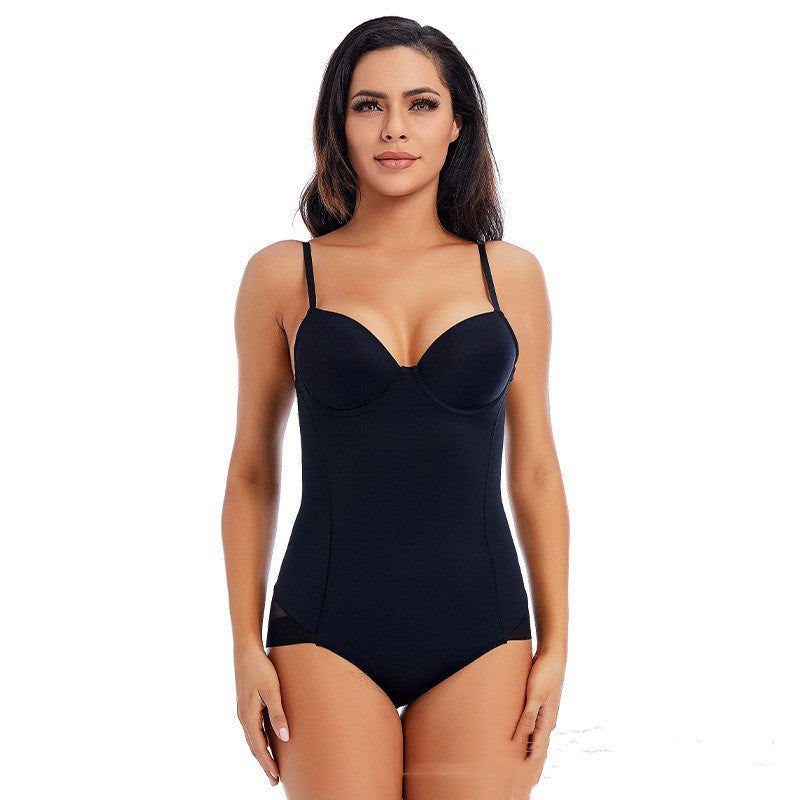 Kobiece modelujące body z fiszbinami, bezszwowe, wygodne kształtujące bielizna