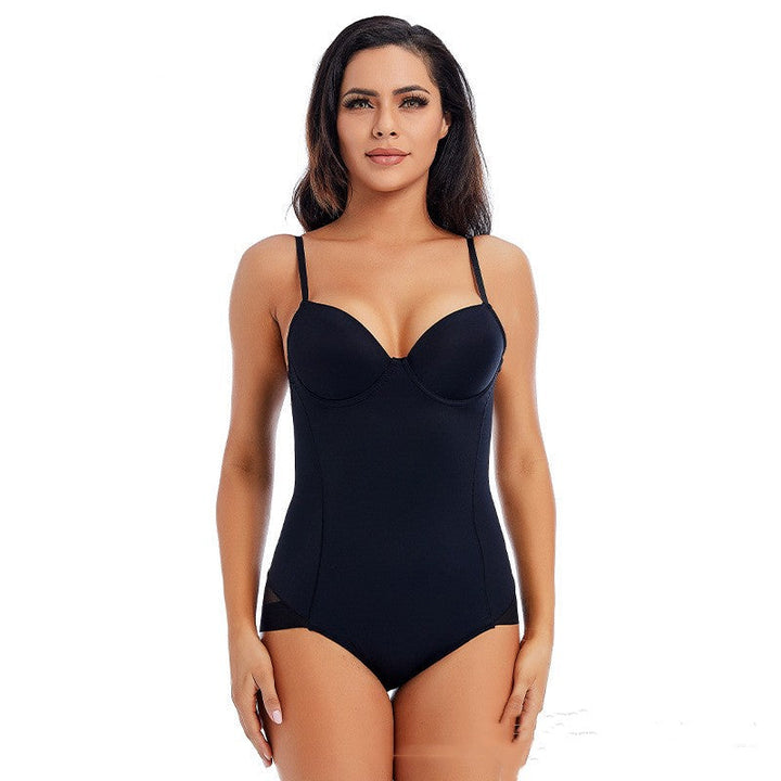 Kobiece modelujące body z fiszbinami, bezszwowe, wygodne kształtujące bielizna