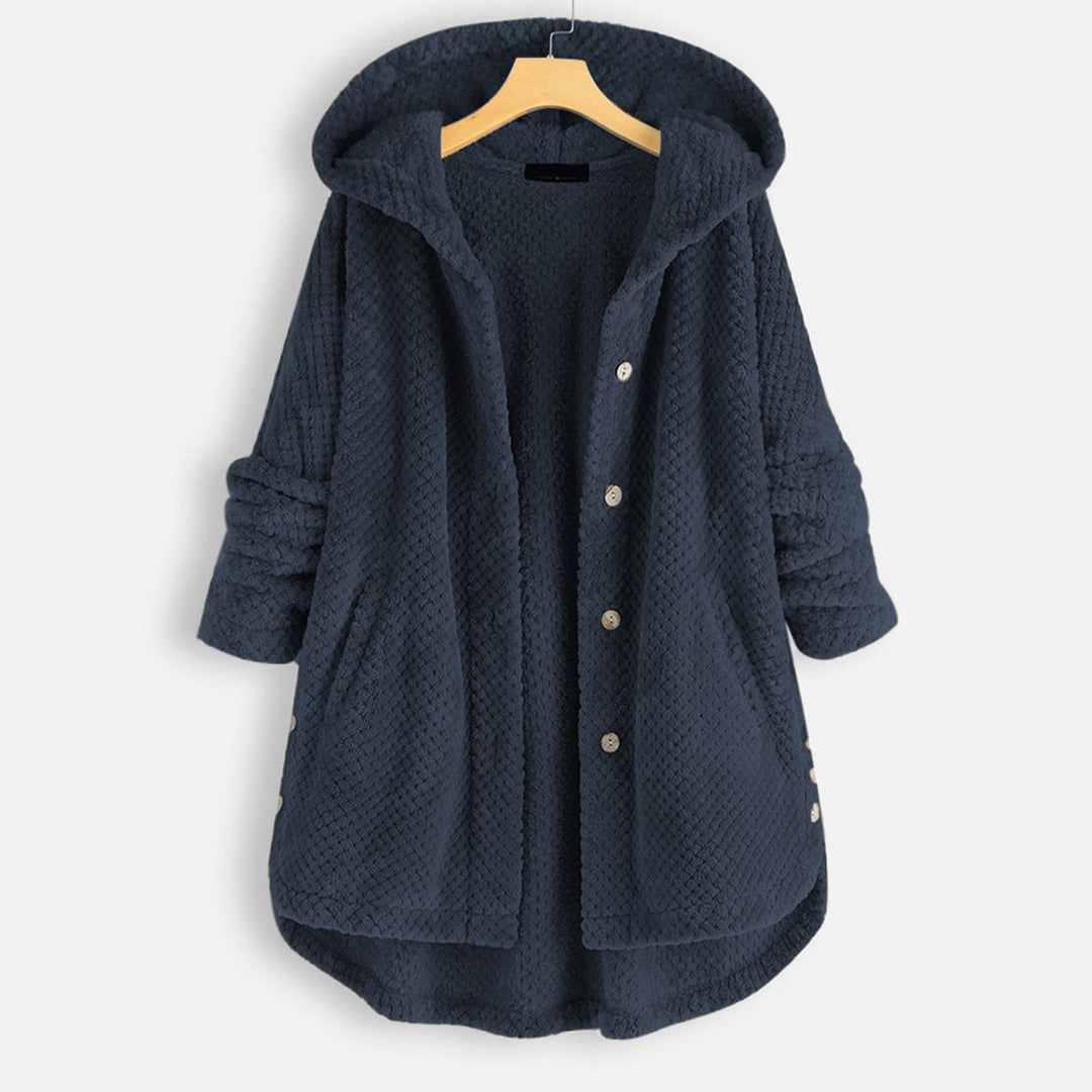 Kobiecą Miękką Kurtkę Fleece – Ciepła, Wygodna, Lekka, Codzienna, Przytulna, Warstwowa Kardigan