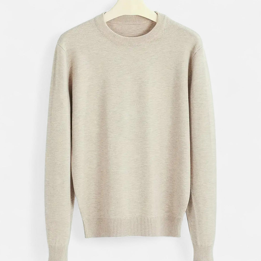 Valmonti | Męski sweter slim fit z dzianiny