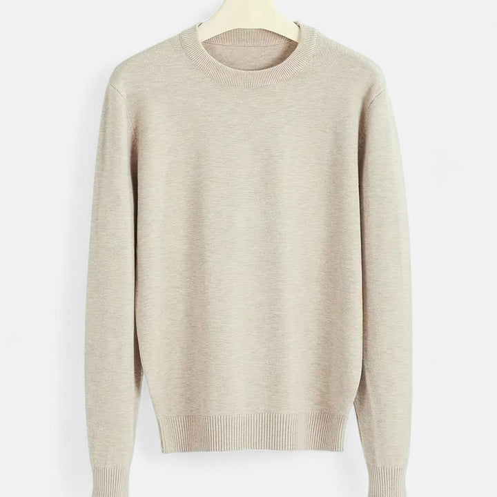 Valmonti | Męski sweter slim fit z dzianiny