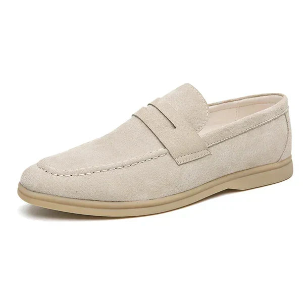 Męskie Mokasyny z Zamszu – Wygodne Buty wsuwane do Smart Casual i Formalnych Stylizacji