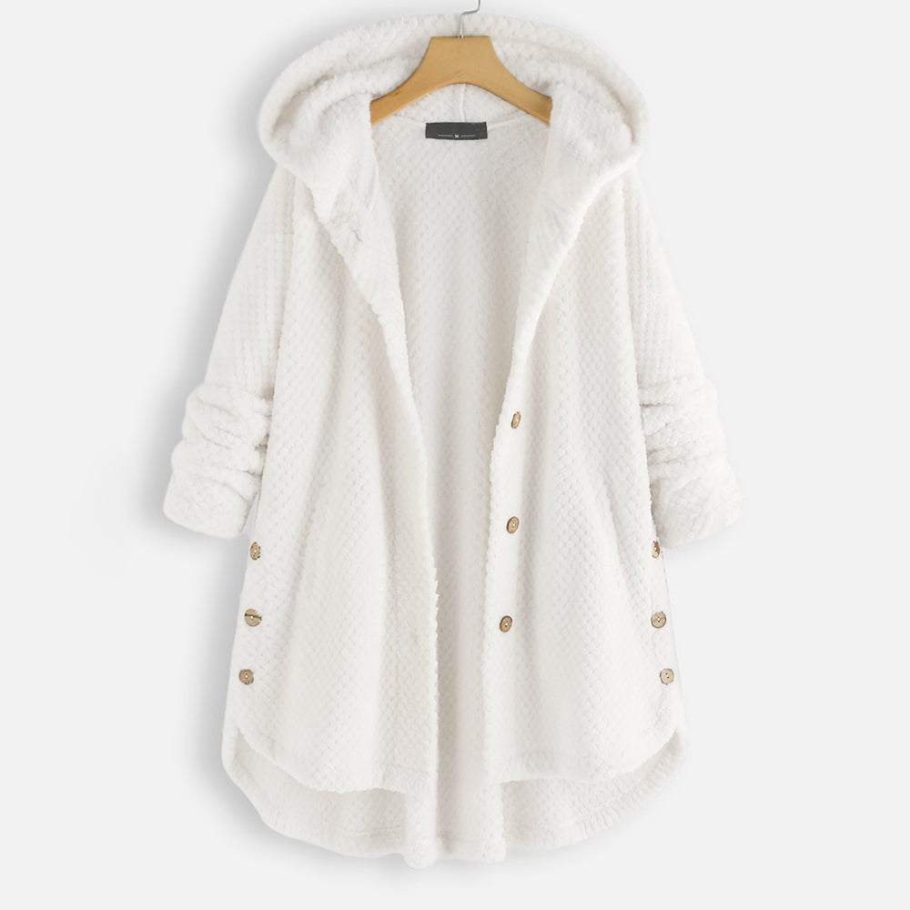 Kobiecą Miękką Kurtkę Fleece – Ciepła, Wygodna, Lekka, Codzienna, Przytulna, Warstwowa Kardigan