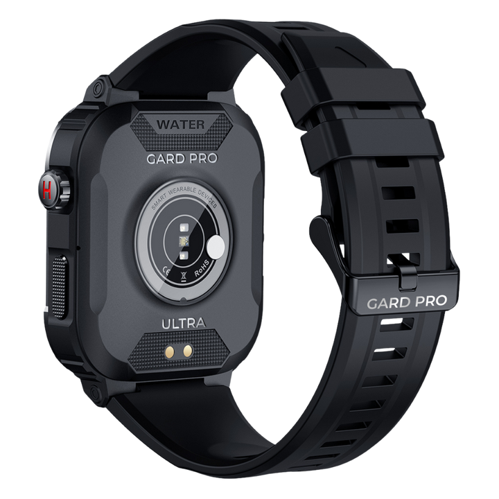 Męski Wytrzymały Smartwatch – Zewnętrzny Zegarek Fitness IP67 z 15-dniowym Czasem Czystym