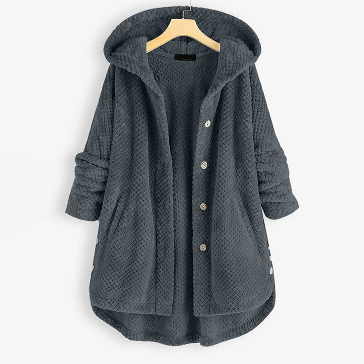 Kobiecą Miękką Kurtkę Fleece – Ciepła, Wygodna, Lekka, Codzienna, Przytulna, Warstwowa Kardigan