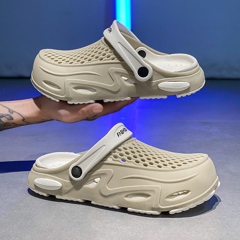 Męskie Oddychające Ergonomiczne Klapki – Lekkie Buty Wsuwane na Podróże do Ogrodu i Codziennego Użytku
