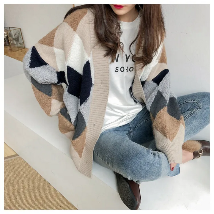 Damski nadrukowany oversize&