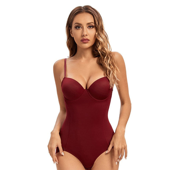 Kobiece modelujące body z fiszbinami, bezszwowe, wygodne kształtujące bielizna