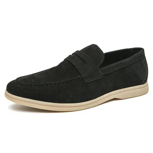 Męskie Mokasyny z Zamszu – Wygodne Buty wsuwane do Smart Casual i Formalnych Stylizacji