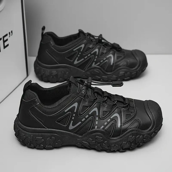 Męskie ortopedyczne sneakersy z grubą podeszwą, oddychające, letnie, komfortowe, wspierające, z przyczepną podeszwą