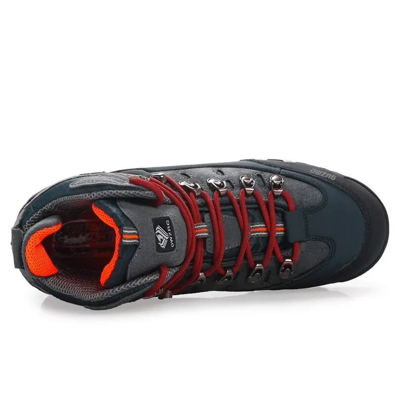 Męskie Buty Trekkingowe – Wytrzymałe Wysokie Buty Outdoor do Wędrówek