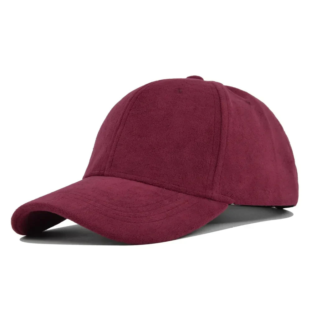 Montero Suede Retro Baseball Snapback – Regulowany unisex czapka streetwear