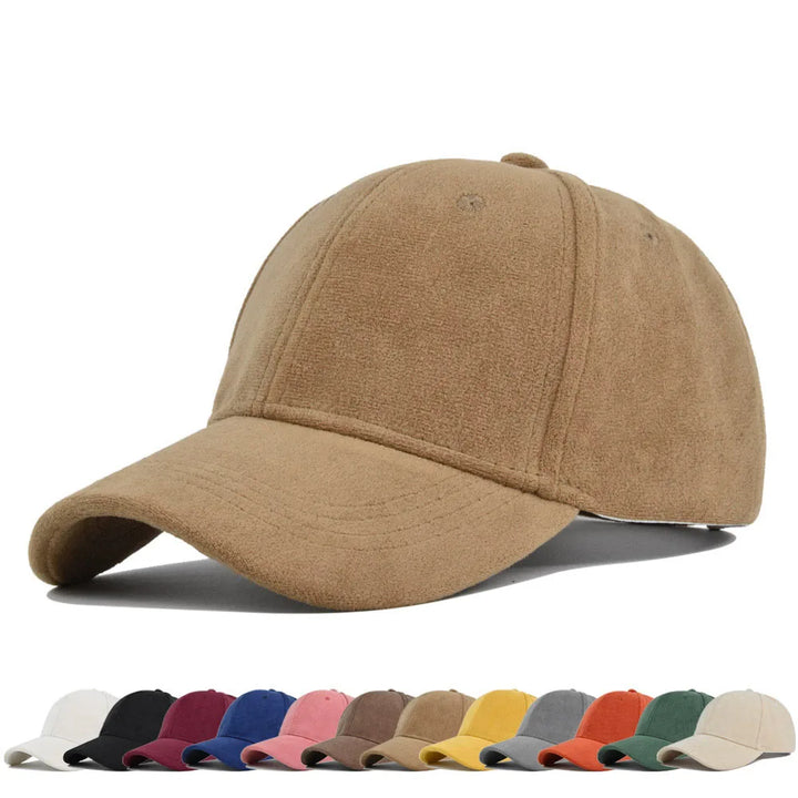 Montero Suede Retro Baseball Snapback – Regulowany unisex czapka streetwear