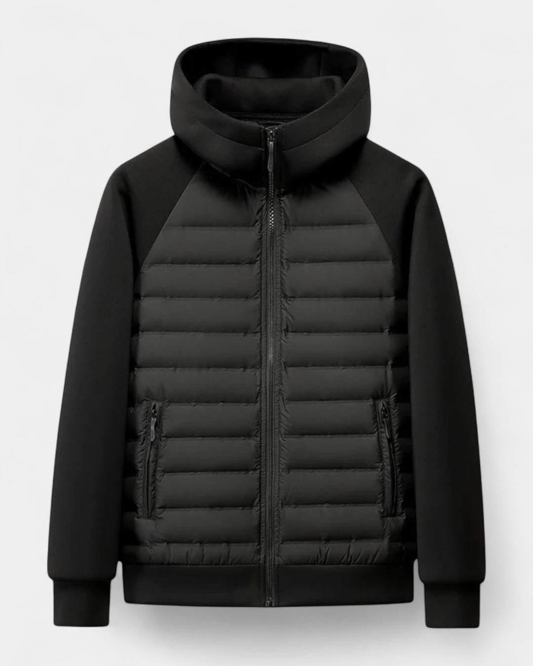 Męska hybridowa kurtka softshell z kapturem – Lekka warstwa na jesień i zimę do codziennego noszenia