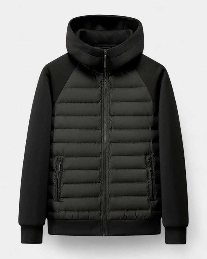 Męska hybridowa kurtka softshell z kapturem – Lekka warstwa na jesień i zimę do codziennego noszenia