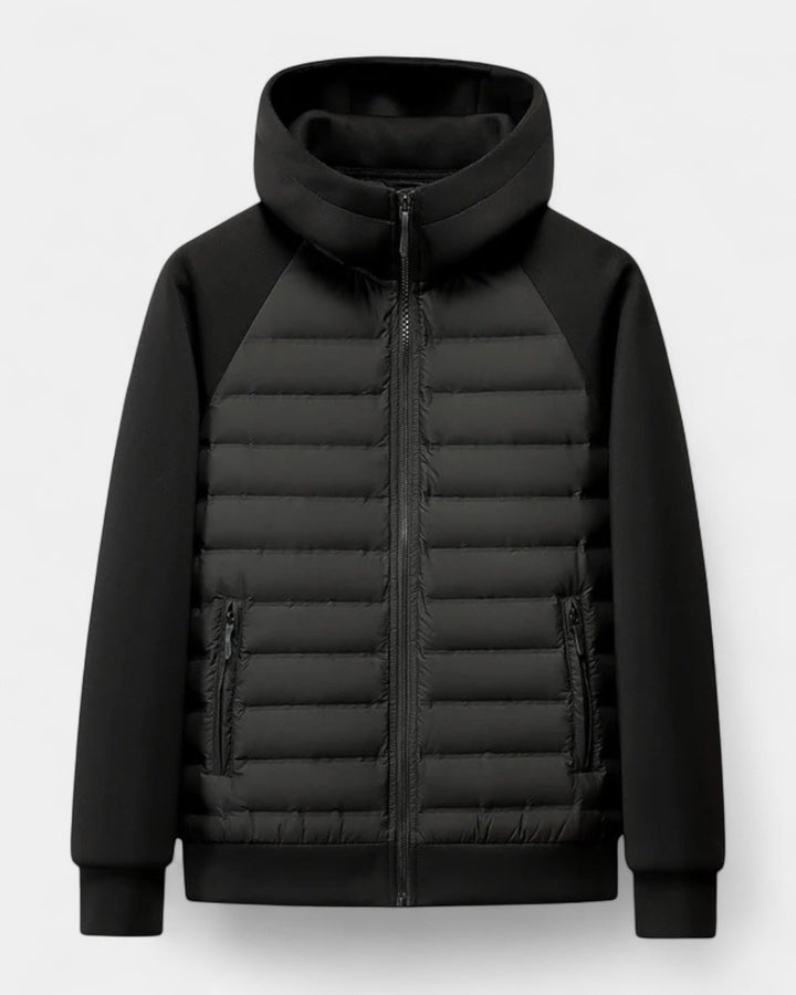 Męska hybridowa kurtka softshell z kapturem – Lekka warstwa na jesień i zimę do codziennego noszenia