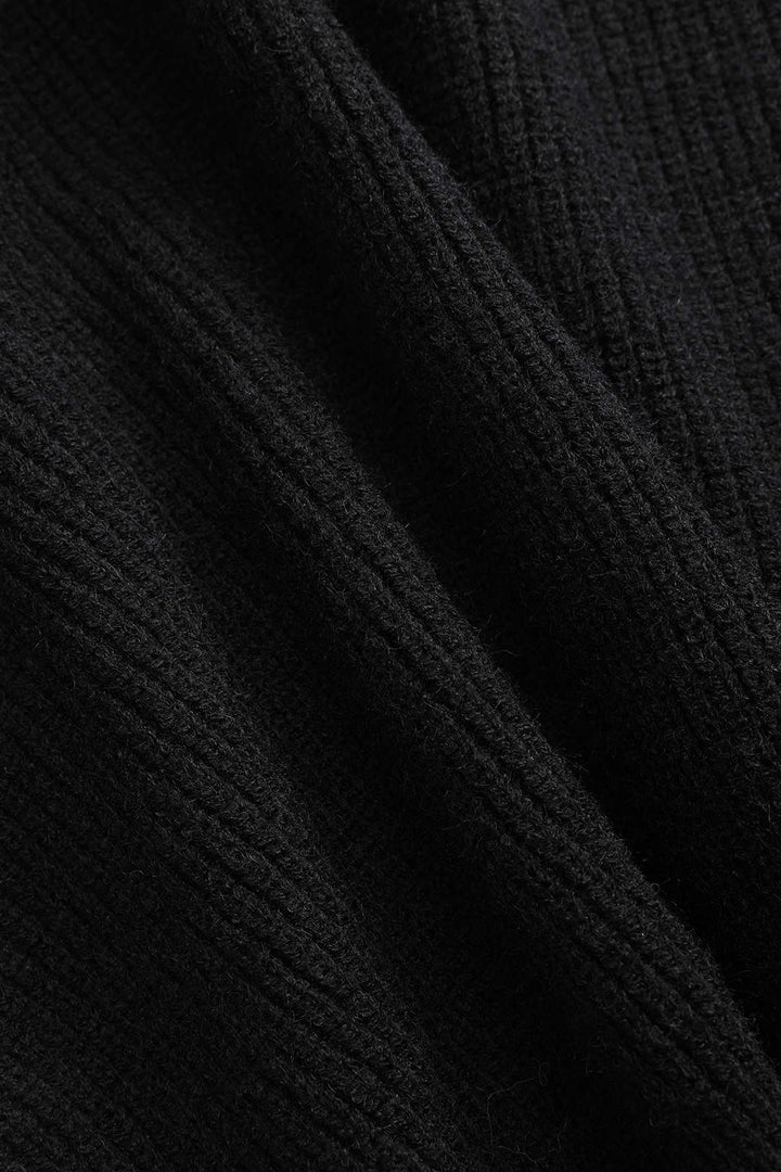 Ella Noir Damski Sweter Kardigan z Denimowymi Kieszeniami dla Bezproblemowego Codziennego Stylu