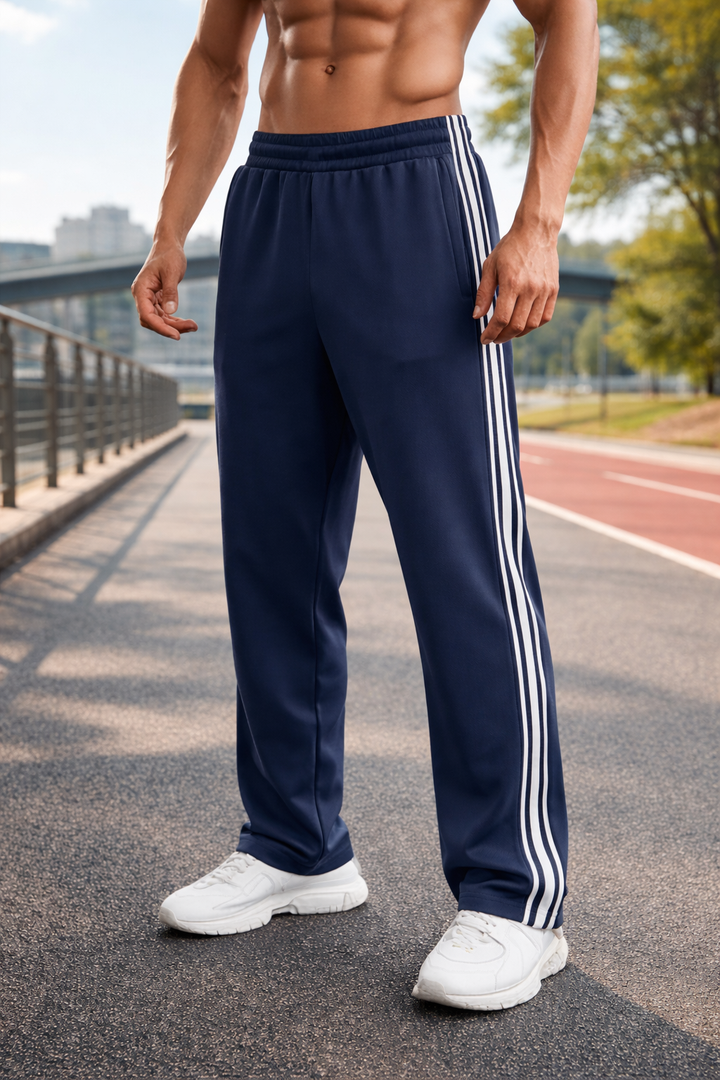 Męskie Spodnie Sportowe z Sznurkiem – Lekkie, Oddychające i Idealne do Treningu oraz Codziennego Użytku
