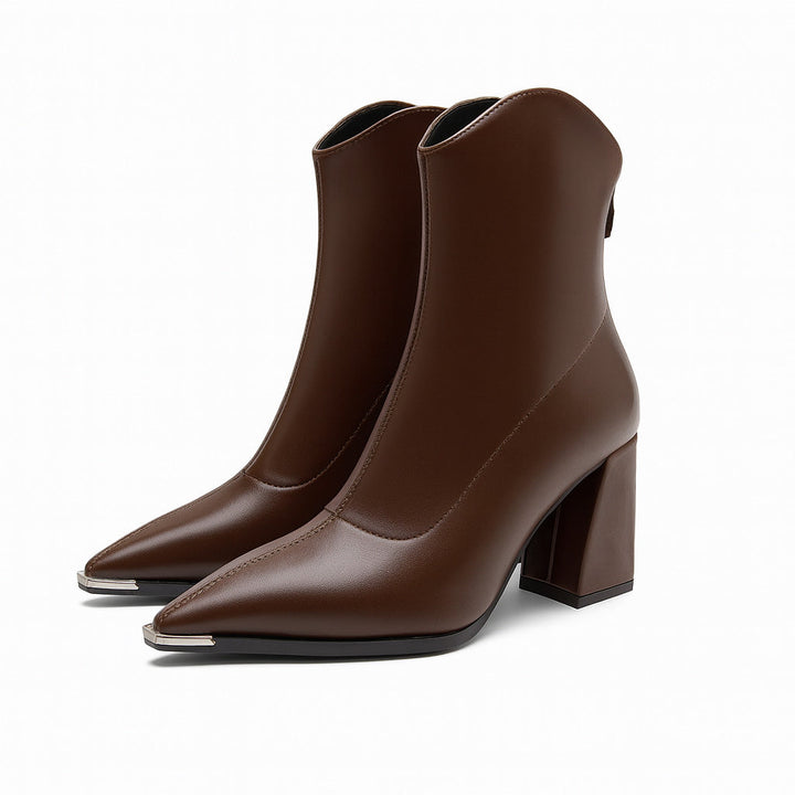 Kobiece Botki na Obcasie – Eleganckie Buty na Co Dzień