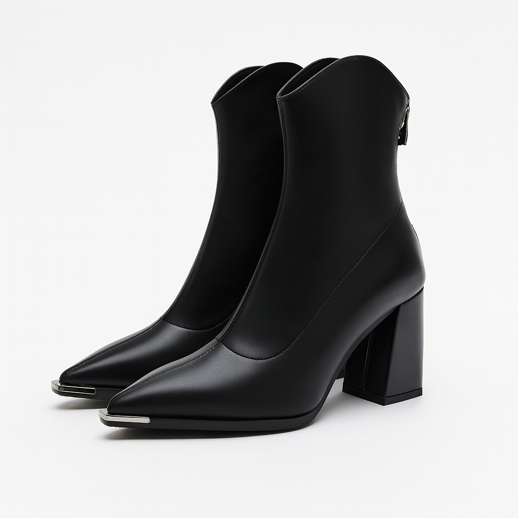 Kobiece Botki na Obcasie – Eleganckie Buty na Co Dzień