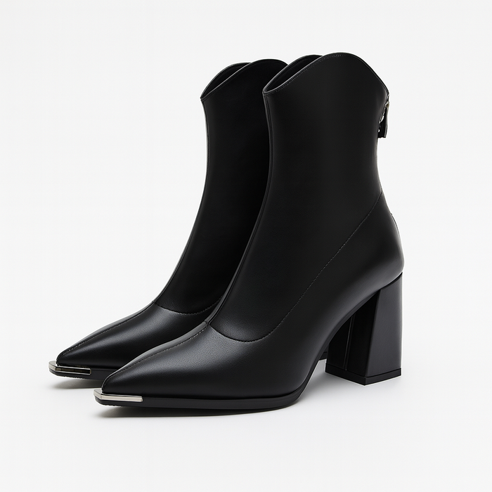 Kobiece Botki na Obcasie – Eleganckie Buty na Co Dzień