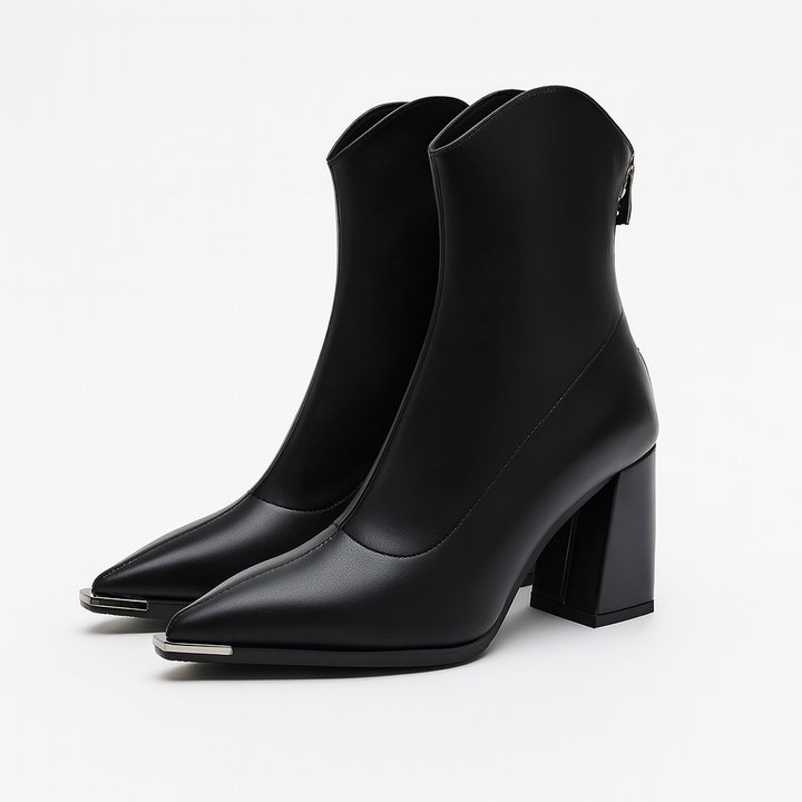 Kobiece Botki na Obcasie – Eleganckie Buty na Co Dzień