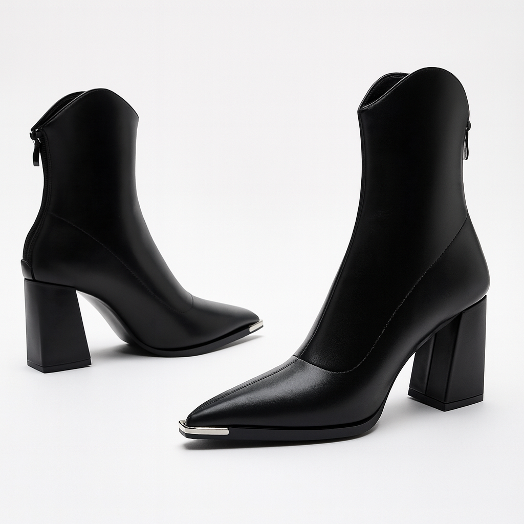 Kobiece Botki na Obcasie – Eleganckie Buty na Co Dzień