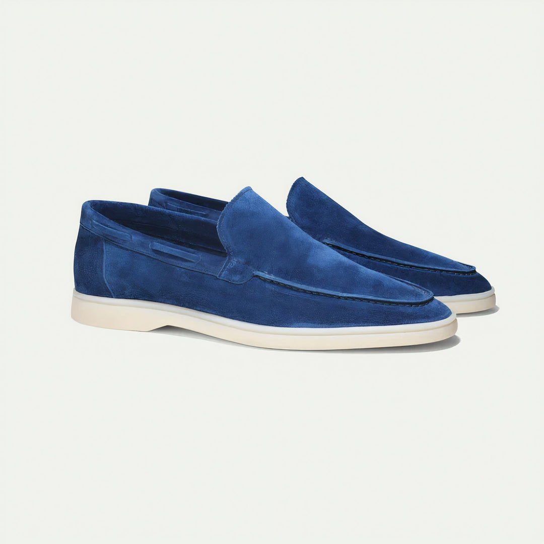 Męskie Zamszowe Mokasyny – Eleganckie, Wygodne, Klasyczne, Na Slip-On, Smart Casual, Wszechstronne Obuwie