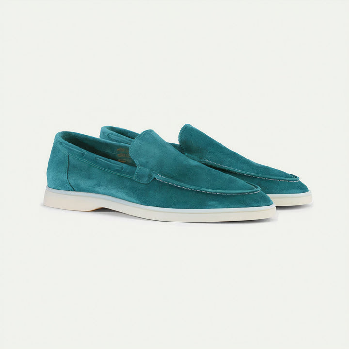 Męskie Zamszowe Mokasyny – Eleganckie, Wygodne, Klasyczne, Na Slip-On, Smart Casual, Wszechstronne Obuwie
