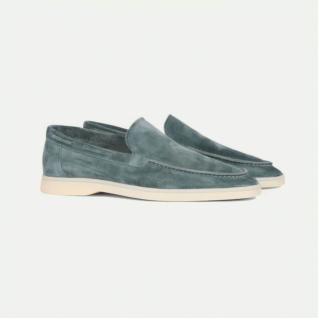 Męskie Zamszowe Mokasyny – Eleganckie, Wygodne, Klasyczne, Na Slip-On, Smart Casual, Wszechstronne Obuwie
